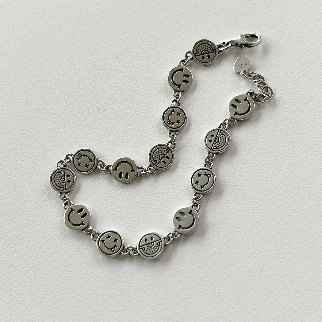Smile Emoji Chain Bracelet